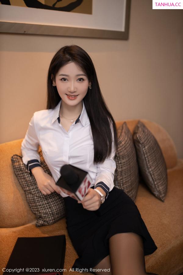 唐安琪  [XiuRen]高清写真图 2023.01.09 No.6106 唐安琪 黑丝美腿第4张图片